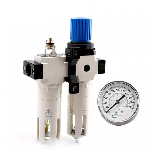 Filterregler-Öler / Druckluft - VFC Series - Ningbo VPC Pneumatic Co., Ltd. - Aluminium / mit Schraubverbindung / regelbar