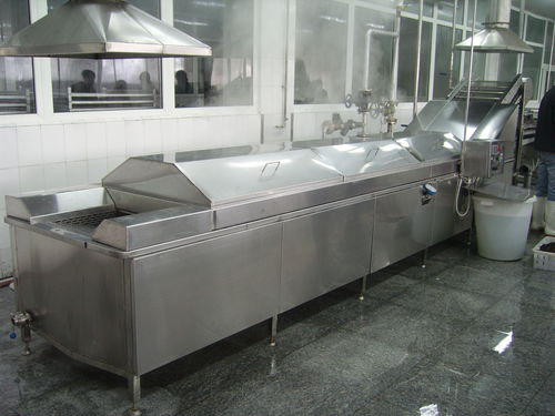 Bandblanchierer - DPT-S - SHAOXING WALLEY FOOD MACHINERY CO., LTD. - für Obst und Gemüse / Heißwasser