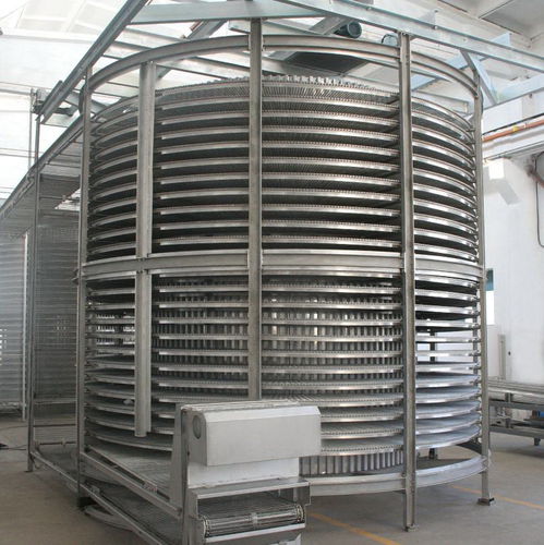 Spiral-Gefrierschrank - DSF, SSF series - SHAOXING WALLEY FOOD MACHINERY CO., LTD. - Prozess / Edelstahl / Kühlung