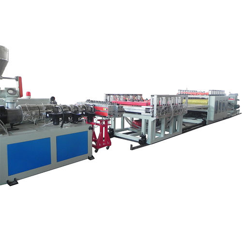 Produktionsanlage für Schaumplatten - SJSZ series  - Qingdao Weier Plastic Machinery Co., Ltd. - für dekorative Wandpaneele