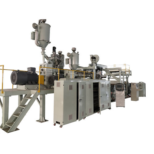 Flachfolien-Extrusionsanlage - 90/120/90 - Qingdao Weier Plastic Machinery Co., Ltd. - für PP / für PE / für CCP