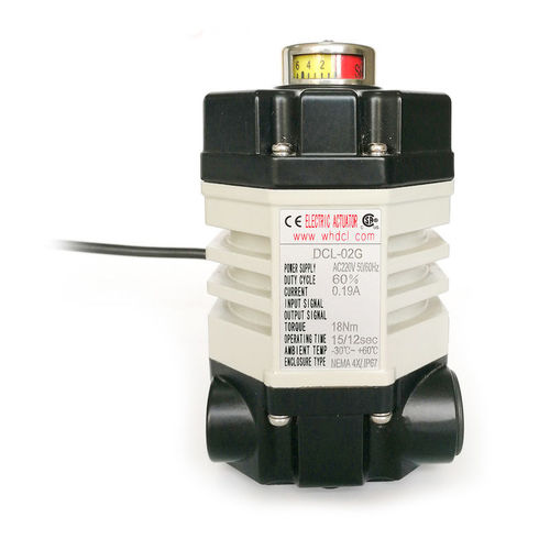 Elektrischer Ventilantrieb - DCL-02G - Dynamic Corporation Limited - Schwenk / Aluminium / robust