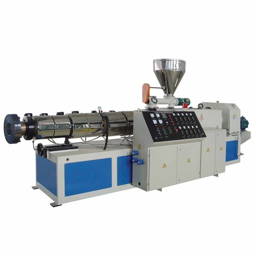 Extruder / konische Doppelschnecken - SJSZ series - ZHANGJIAGANG QING CHEN YU MACHINERY CO., LTD. - Aufbereitung / für PVC / mit hohem Durchsatz