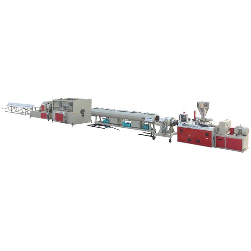 Doppelschneckenextrusionsanlage - ZHANGJIAGANG QING CHEN YU MACHINERY CO., LTD. - für Rohre / für PVC / für Drainagerohre