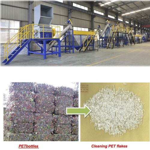 Recycling-Anlage / PET - ZHANGJIAGANG QING CHEN YU MACHINERY CO., LTD. - mit Granulierung