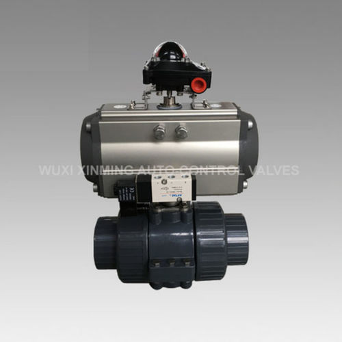 Kugelventil - UPVC - Wuxi Xinming Auto-Control Valves Industry Co., Ltd. - pneumatisch / DIN / ANSI
