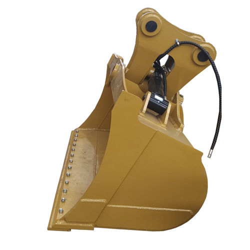 Grabenräumschaufel - Xuzhou Shenfu Construction Machinery and Equipment Co., Ltd. - für Hydraulikbagger / neigbar