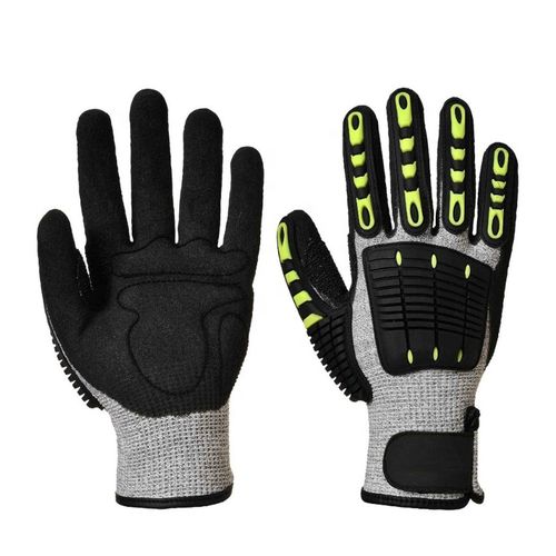 Handschuh für Baustellen - Changzhou Yueyang Machinery Co., Ltd. - Schnittschutz / Leder / Nitril