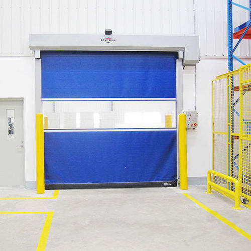 PVC-Tor - YUOU (LUOYANG) DOORS AND WINDOWS TECHNOLOGY CO., LTD. - Roll / Stoff / für den Innenbereich