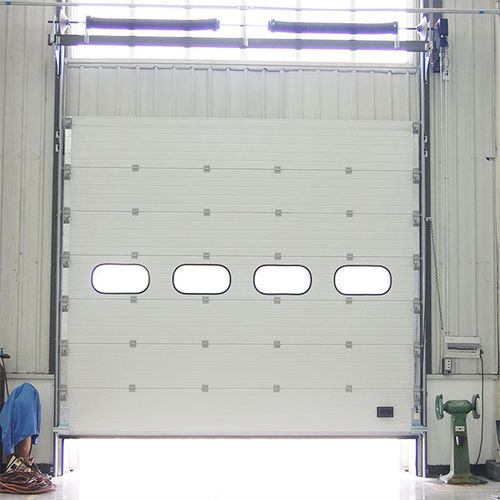 Sektionaltor - YUOU (LUOYANG) DOORS AND WINDOWS TECHNOLOGY CO., LTD. - Stahl / Industrie / für den Innenbereich
