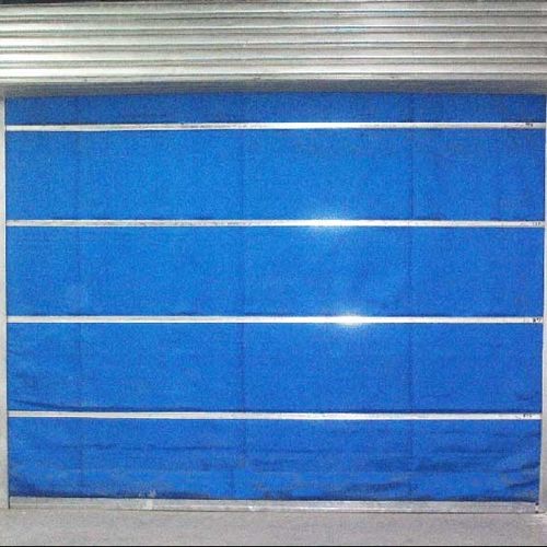 Brandschutztor - YUOU (LUOYANG) DOORS AND WINDOWS TECHNOLOGY CO., LTD. - Falthebe / Aluminium / galvanisiertem Stahl
