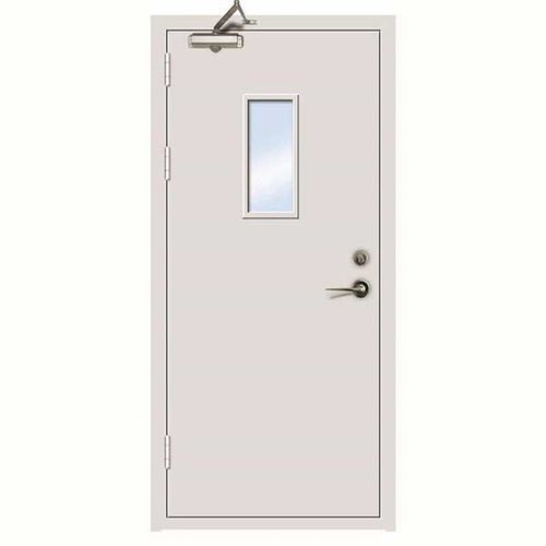 Brandschutztor - YUOU (LUOYANG) DOORS AND WINDOWS TECHNOLOGY CO., LTD. - einflügelig / Stahl / galvanisiertem Stahl