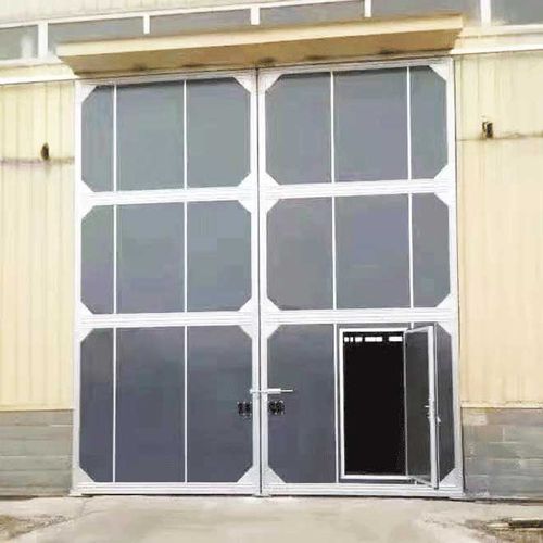 Industrietor - YUOU (LUOYANG) DOORS AND WINDOWS TECHNOLOGY CO., LTD. - Schiebe / für den Innenbereich / für Außenbereich