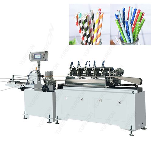 Trinkhalm-Produktionsanlage - YRF - Yurefon Machinery(Zhangjiagang) Co., Ltd. - Hochgeschwindigkeit / PLC-gesteuert