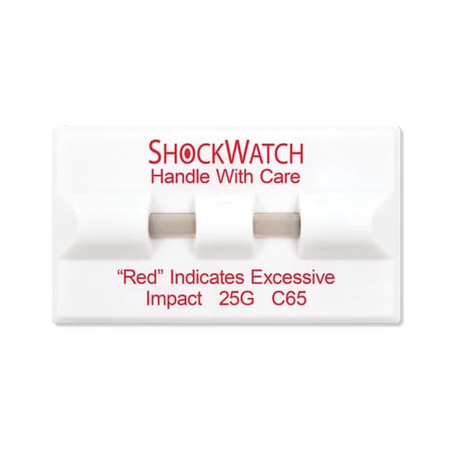 Impakt-Anzeiger - ShockWatch® Clip - SpotSee - Etiketten / einbruchsicher / für medizinische Anwendung