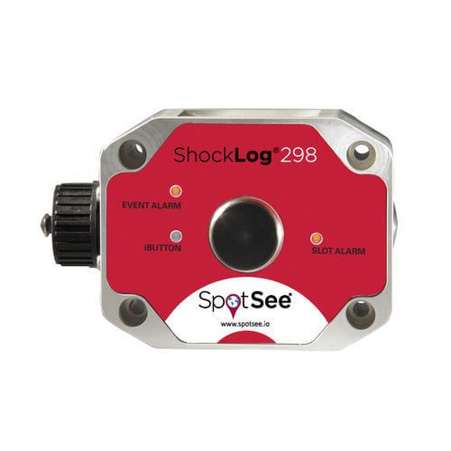 Temperatur-Datenlogger - ShockLog® 298 - SpotSee - Druck / Feuchte / Beschleunigung
