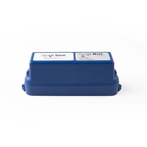 Datenlogger / Feuchtigkeit und Temperatur - SpotBot 4G Plus - SpotSee - Aufprall / Bluetooth / 4G