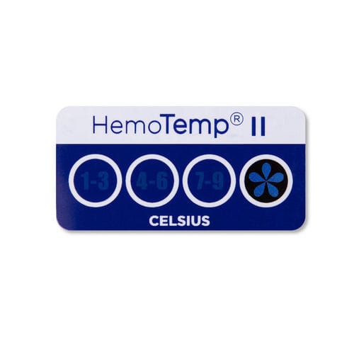 Temperaturanzeiger - HEMOTEMP II - SpotSee - Zeit / Etiketten / nicht umkehrbar