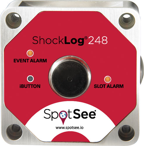 Temperatur-Datenlogger - ShockLog® 248 - SpotSee - Feuchte / Frequenz / Beschleunigung