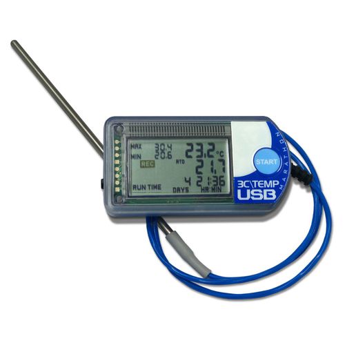 Temperatur-Datenlogger - 3Ctemp - SpotSee - USB / mit LCD-Display / zur Kontrolle