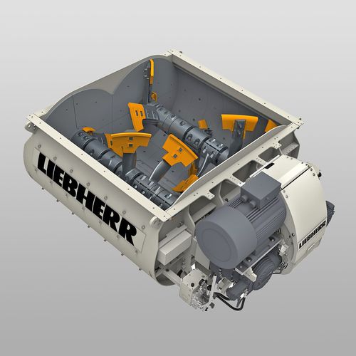 Schaufelmischer - DW series - Liebherr Mischtechnik - Batch / Flüssigkeit / Feststoff / horizontal