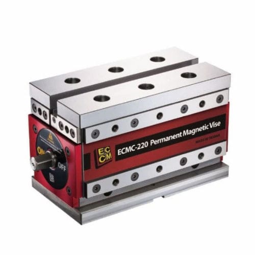 Permanentmagnet-Magnetspannplatte - ECMC series - HOMGE MACHINERY IND. CO., LTD. - rechteckig / für Werkzeugmaschinen / zum Schleifen