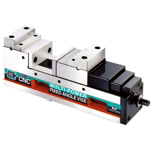 Schraubstock für Werkzeugmaschinen - HPAC-S series - HOMGE MACHINERY IND. CO., LTD. - horizontal / modulierbar / vertikal