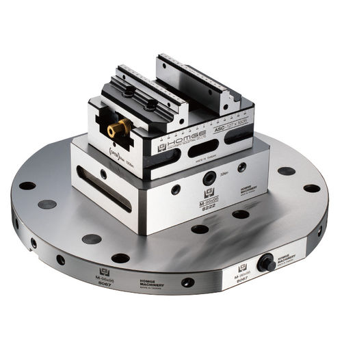 Schraubstock für Werkzeugmaschinen - ASC-S series - HOMGE MACHINERY IND. CO., LTD. - universell / für 5-Achs-Werkzeugmaschinen / manuell
