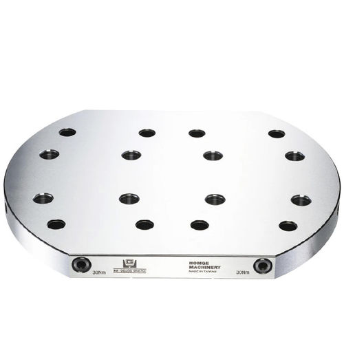 Modulare Aufspannplatte - M-96X96(8067G) - HOMGE MACHINERY IND. CO., LTD. - Präzision / Stahl / rund