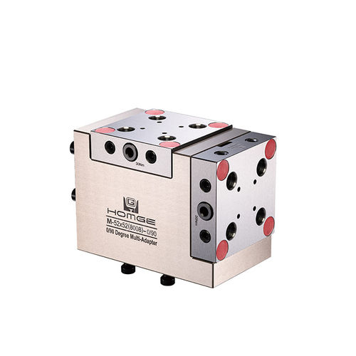 Mechanisches Nullpunktspannsystem - M-52x52(8008)-0/90 - HOMGE MACHINERY IND. CO., LTD. - für Werkzeugmaschinen / Mehrfachspannsystem / zur 5-Achs-Bearbeitung