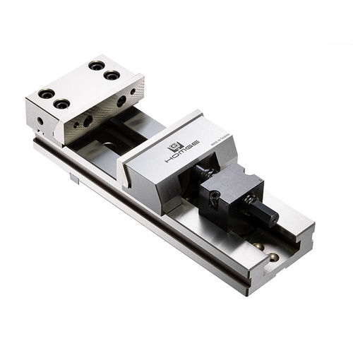 Schraubstock für Werkzeugmaschinen - HG-100.150.175.200 - HOMGE MACHINERY IND. CO., LTD. - Flachprofil / Schrauben / horizontal