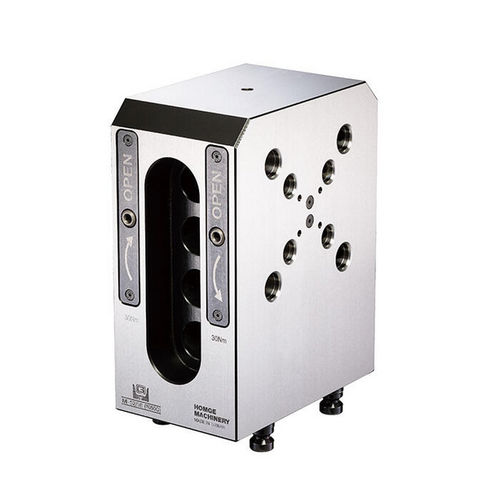 Quick-tower-Nullpunktspannsystem - M-52/96(80566G) - HOMGE MACHINERY IND. CO., LTD. - mechanisch / Stahl / doppelt