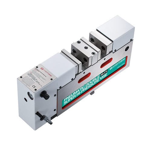 Schraubstock für Werkzeugmaschinen - ND-G series - HOMGE MACHINERY IND. CO., LTD. - pneumatisch / Präzision / Hochdruck