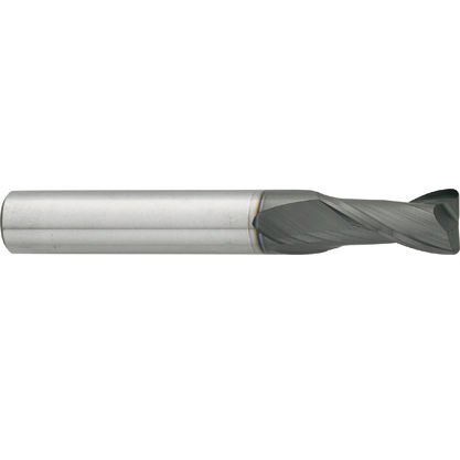 Walzenstirnfräser - CL11CrHM - Carmon - Eckradius / Vollmetall / 2-Schneiden