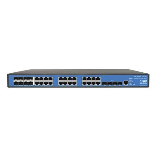 Ethernet-Switch / Industrie - PROmesh B28-RL - Indu-Sol GmbH - managed / 28 Ports / Netzwerkschicht 3