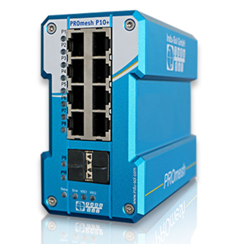Ethernet-Switch / High-Tech - PROmesh P10+ - Indu-Sol GmbH - managed / 10 Ports / EtherNet/IP
