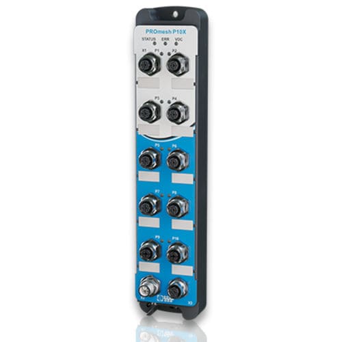 Ethernet-Switch / IP67 - PROmesh P10X - Indu-Sol GmbH - managed / 12 Ports / EtherNet/IP