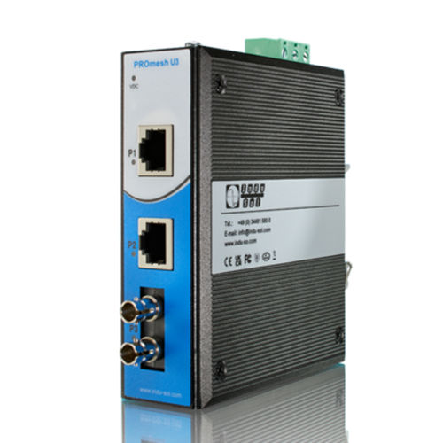 Ethernet-Switch / unmanaged - PROmesh U3 - Indu-Sol GmbH - 3 Ports / PROFINET / für DIN-Schiene