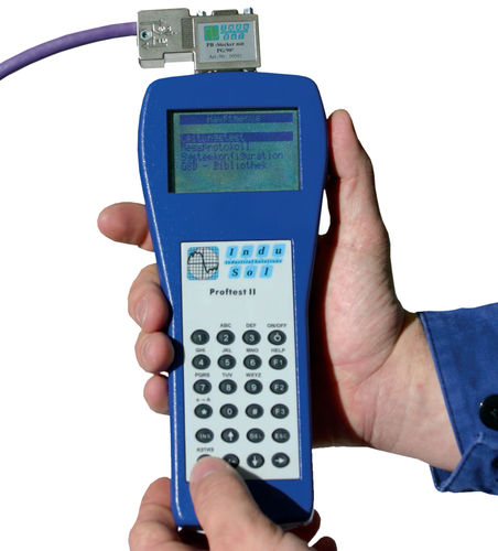 Tester für Kabel - PROFtest II XL - Indu-Sol GmbH - Netzwerk / PROFIBUS / tragbar