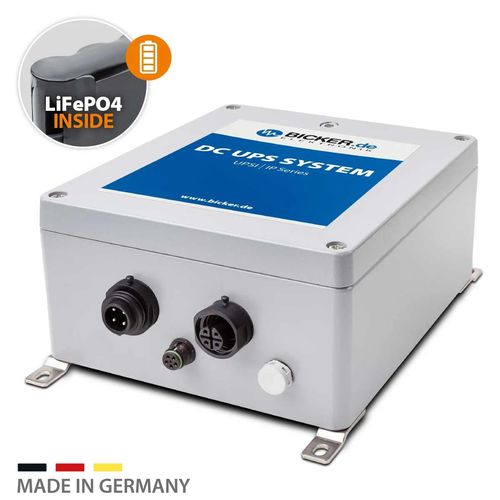 Unterbrechungsfreie Stromversorgung / DC - UPSI-2406IP-26U - Bicker Elektronik GmbH - LiFePO4 / kompakt / mit integrierter Batterie