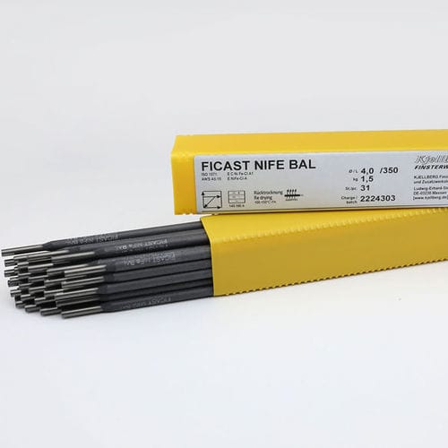 Lichtbogenschweißelektrode - FICAST NiFe BAL - Kjellberg Finsterwalde - für Gusseisen / aus Eisen-Nickel