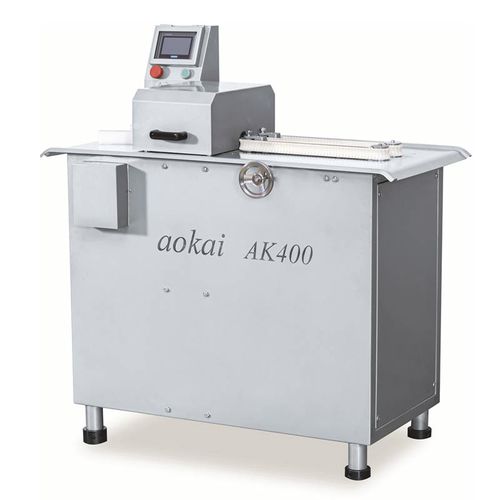 Bindemaschine für Wurst - AK400 - Foshan Aokai machinery Technology Co.,Ltd - Einfachbindung / automatisch / Edelstahl
