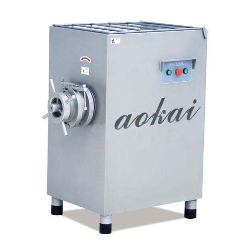 Fleisch-Industriewolf - AKJ1 series - Foshan Aokai machinery Technology Co.,Ltd - für Frischfleisch / für gefrorenes Fleisch / bodenstehend