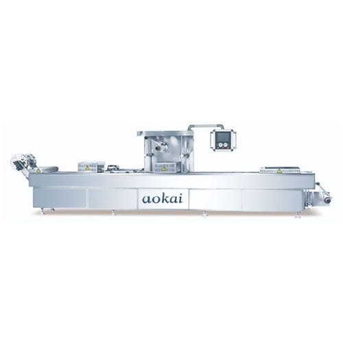 Vakuum-Thermoformmaschine - AKLS series - Foshan Aokai machinery Technology Co.,Ltd - Rollen / für Lebensmittelverpackung / PLC-gesteuert