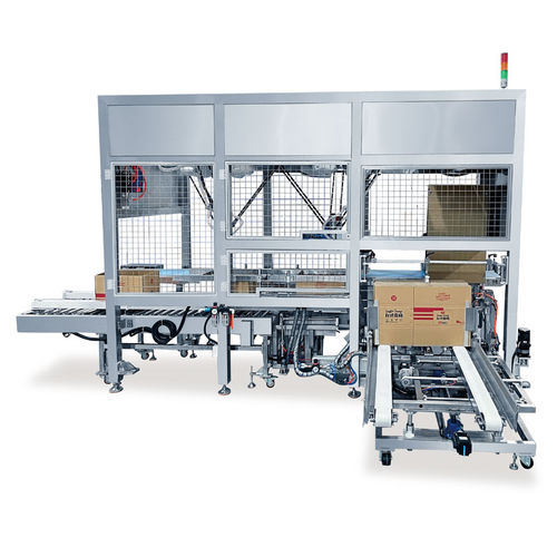 Horizontaler Kartonpacker - EZX3000 - Foshan Aokai machinery Technology Co.,Ltd - Pick-and-Place / kontinuierlich / vollautomatisch