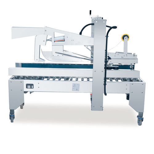 Faltschachtel-Verschließmaschine / 4 Klappen - EFX500 - Foshan Aokai machinery Technology Co.,Ltd - mit Klebeband / automatisch