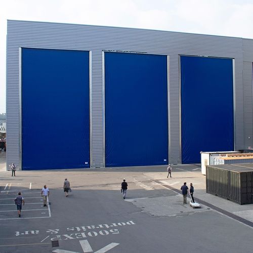 Falthebetor - SAILDOOR® - Apostoli Daniele srl - galvanisiertem Stahl / PVC / Industrie