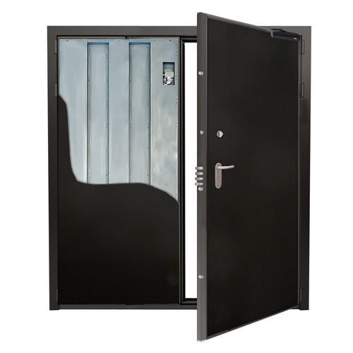 Gepanzertes Türensystem - CBX-60 - CBX SECURITY - einflügelig / Glas / für den Innenbereich