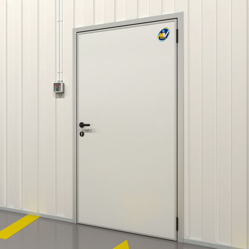 Einflügeltür - Type Office  - MIV INSULATING SYSTEMS S.R.L. - mit Scharnier / schwenkbar / Edelstahl