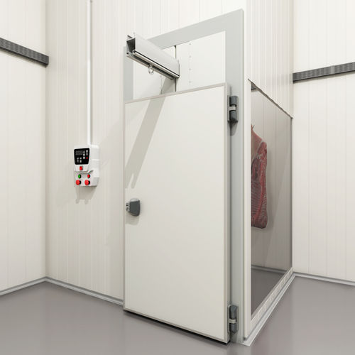 Einflügeltür - 180PG - MIV INSULATING SYSTEMS S.R.L. - mit Scharnier / Karussell / schwenkbar